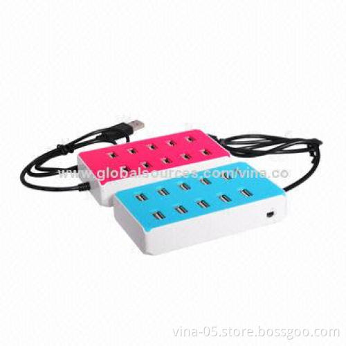 New 10-port USB2.0 Hubs, Truly Plug-and-play Function and Hot-swapping Capability